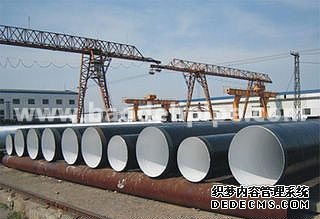 环氧煤沥青防腐钢管生产现场